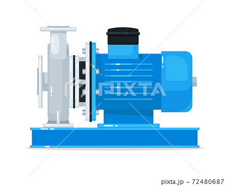 End-suction circulating water pump isolated 72480687