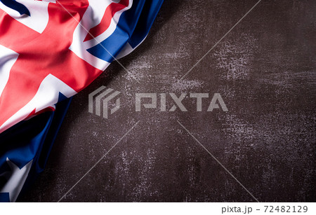 Happy Australia day concept. Australian flag against old stone background. 26 January. Happy Australia day concept. Australian flag against old stone background. 26 January. 72482129
