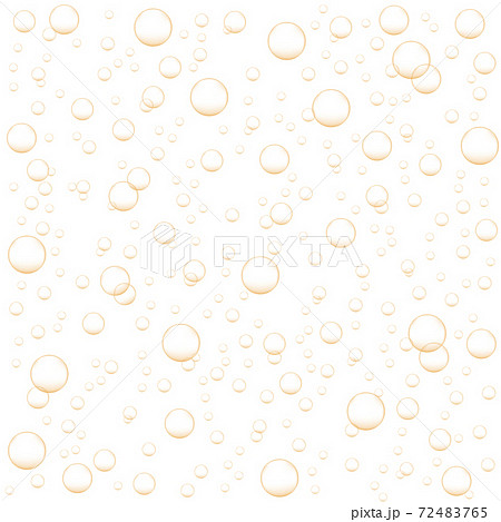 Golden air bubbles of champagne, soda, sparkling wine, carbonated drink. Abstract background with oxygen fizz. Vector realistic illustration Golden air bubbles of champagne, soda, sparkling wine, carbonated drink. Abstract background with oxygen fizz. Vector realistic illustration 72483765