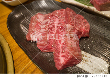 沖縄県八重山諸島 石垣島 石垣牛の焼肉の写真素材