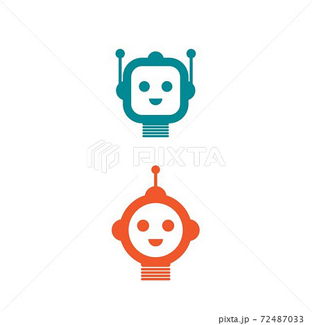 Robot Vector icon design illustration 72487033