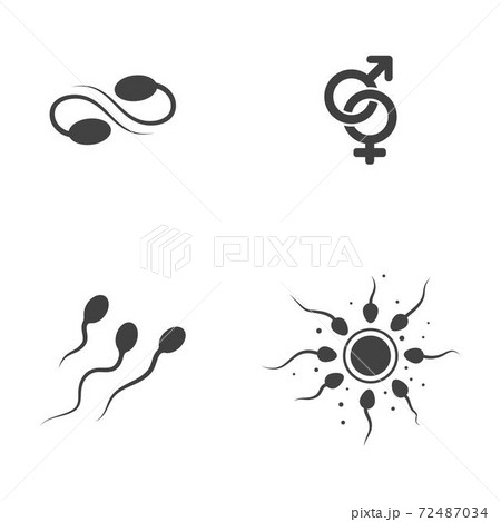 Sperm Vector icon design illustration 72487034