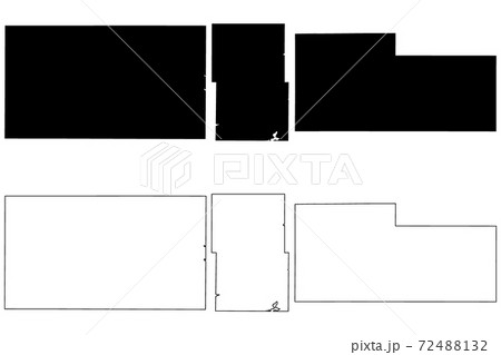Kidder, McIntosh and Adams County, North Dakota State (U.S. county, United States of America, USA, U.S., US) map vector illustration, scribble sketch map Kidder, McIntosh and Adams County, North Dakota State (U.S. county, United States of America, USA, U.S., US) map vector illustration, scribble sketch map 72488132