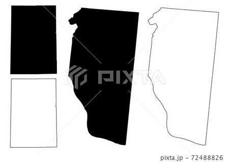 Clermont and Darke County, Ohio State (U.S. county, United States of America, USA, U.S., US) map vector illustration, scribble sketch map 72488826