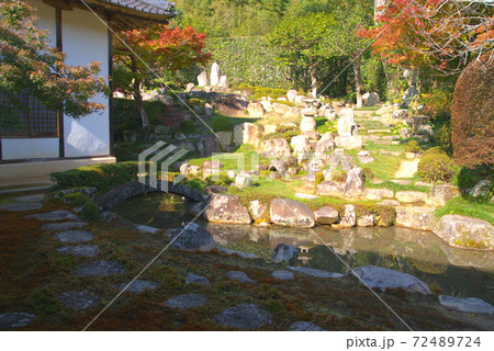 【中国地蔵尊霊場】第五番　大通寺　晩秋の庭園　岡山県小田郡矢掛町 72489724
