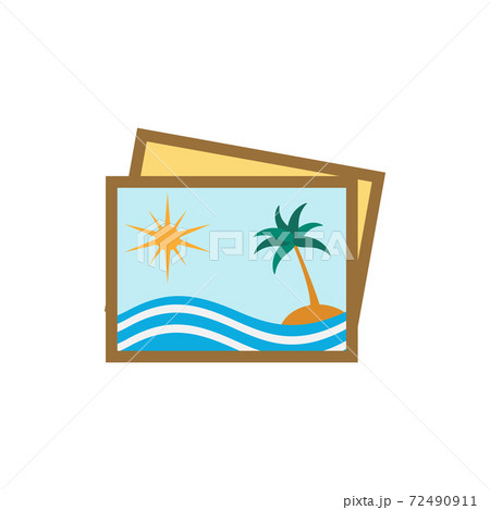 Photos flat icon. Color simple element from summer tourism collection. Creative Photos icon for web design, templates, infographics and more Photos flat icon. Color simple element from summer tourism collection. Creative Photos icon for web design, templates, infographics and more 72490911