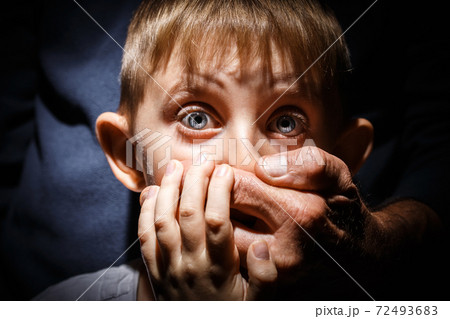 Conceptual photo problems of domestic violence. 72493683