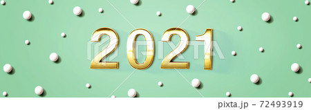 2021 new year theme with white candy dots 2021 new year theme with white candy dots 72493919