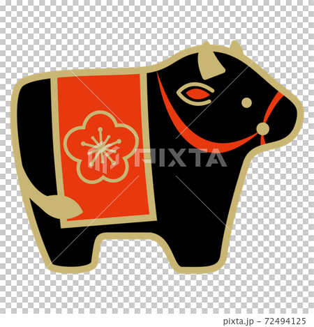 2021新年賀卡，年年例證牛 72494125