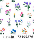 Seamless vector pattern in repeat. 72495876