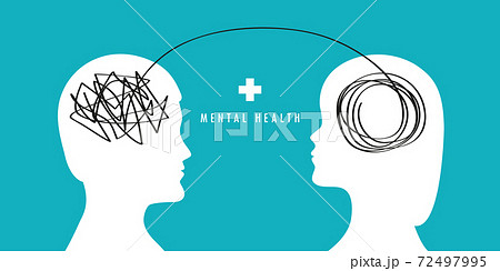 mental health human brain silhouette psycho therapy concept mental health human brain silhouette psycho therapy concept 72497995