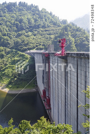 加治川治水ダムの写真素材 加治川治水ダムの写真素材
