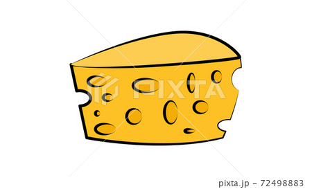 Swiss cheese or emmental cheese flat color icon for food apps and websites Swiss cheese or emmental cheese flat color icon for food apps and websites 72498883