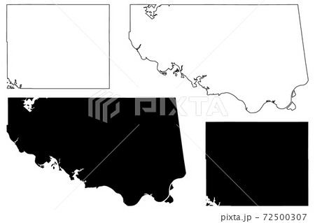 Sequoyah and Stephens County, Oklahoma State (U.S. county, United States of America, USA, U.S., US) map vector illustration, scribble sketch map Sequoyah and Stephens County, Oklahoma State (U.S. county, United States of America, USA, U.S., US) map vector illustration, scribble sketch map 72500307