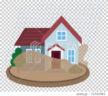 Vector illustration of a flooded house - Stock Illustration [72503965 ...