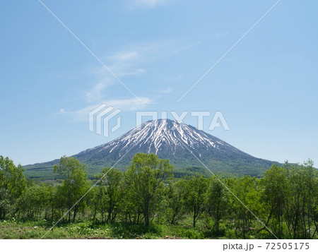 富士見橋から見た羊蹄山 72505175