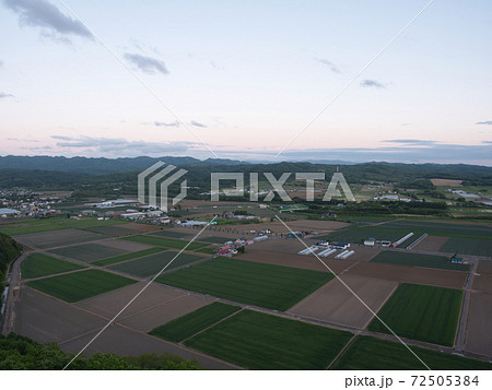 達布山展望台からの夕焼け 72505384