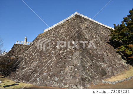 山梨県 舞鶴城公園 甲府城跡 天守閣跡 山梨県 舞鶴城公園 甲府城跡 天守閣跡 72507282