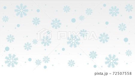 雪と結晶の幻想的な背景イメージのイラスト素材