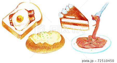 朝食やランチのイラスト素材 朝食やランチのイラスト素材