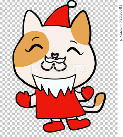Santa Claus cat Santa Claus cat 72510593