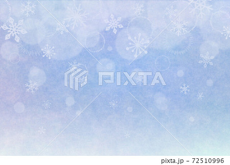 雪の結晶の優しい背景 クリスマス・寒中見舞いなどに 雪の結晶の優しい背景 クリスマス・寒中見舞いなどに 72510996