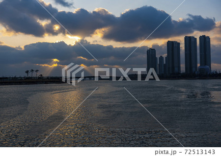 海 空 日没 72513143