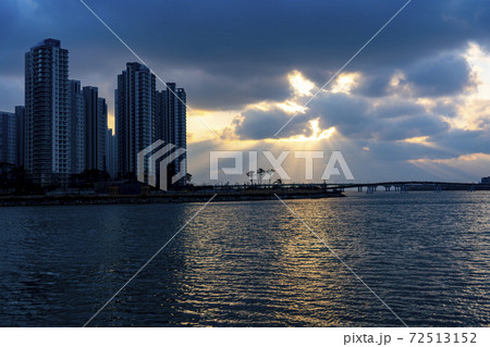 海 空 日没 72513152