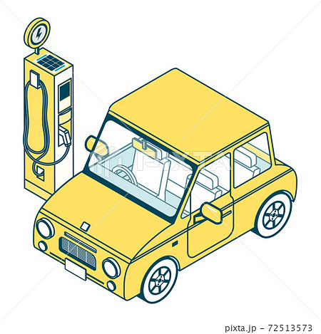 EV充電スタンドと電気自動車 72513573