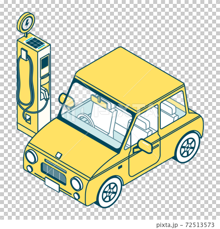 EV充電スタンドと電気自動車 72513573