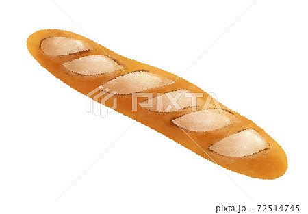 パン バケット フランスパン01のイラスト素材