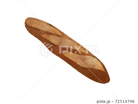 パン バケット フランスパン02のイラスト素材