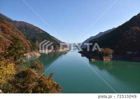 埼玉県秩父市 滝沢ダムともみじ湖 埼玉県秩父市 滝沢ダムともみじ湖 72515049
