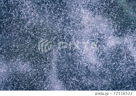 Ice frozen winter textured cold blue north background 72516522