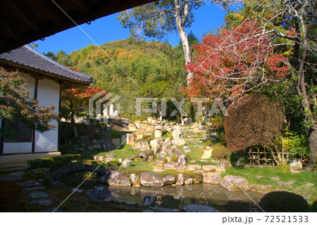 【中国地蔵尊霊場】第五番 大通寺の庭園と借景の高峰山 岡山県小田郡矢掛町 【中国地蔵尊霊場】第五番 大通寺の庭園と借景の高峰山 岡山県小田郡矢掛町 72521533