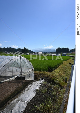 飛騨高山の田園風景 乗鞍遠望 飛騨高山の田園風景 乗鞍遠望 72521881