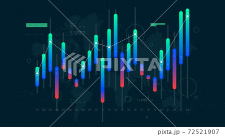 Dashboard Intelligent infographic technology UI interface, money transactions and investment, futuristic data analytics, business application display 72521907
