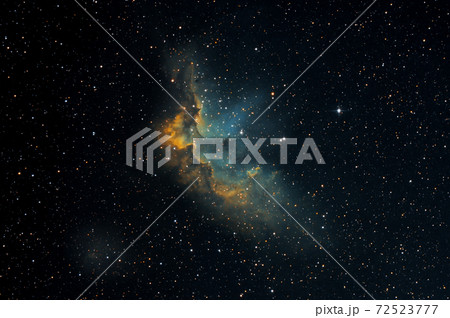 NGC7380 Wizard nebula in HST palette 72523777