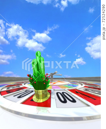 正月門松で占うルーレット 72524290