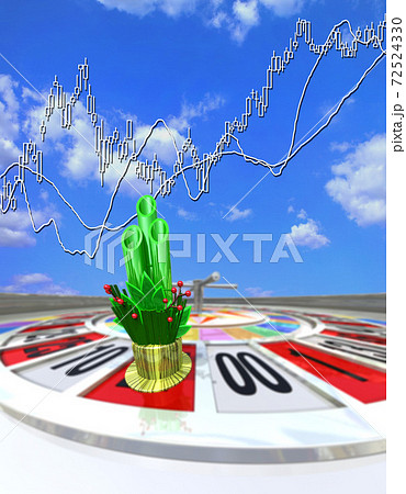 正月門松で占う株価ルーレット 正月門松で占う株価ルーレット 72524330