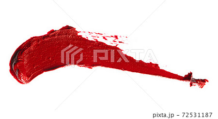 Lipstick smudge swatch isolated on white background 72531187