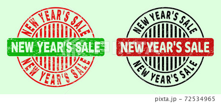 NEW YEAR'S SALE Rounded Bicolour Seals - Unclean Texture 72534965