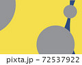 Three color background of trendy colors 2021 and 2020. Yellow, grey and classic blue. 72537922