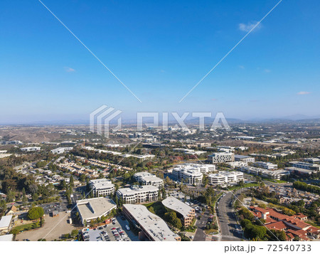 Aerial view of UTC, University City large residential and commercial, San Diego Aerial view of UTC, University City large residential and commercial, San Diego 72540733