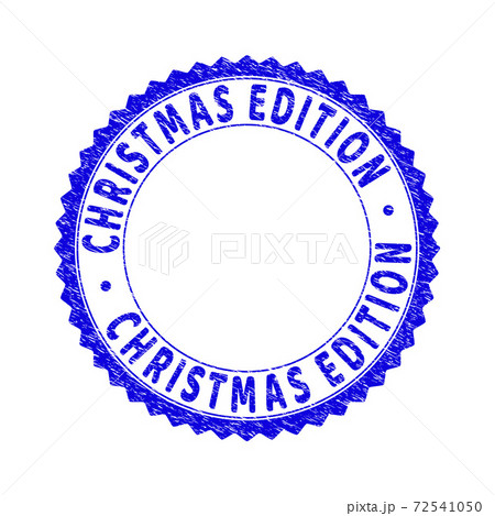Grunge CHRISTMAS EDITION Scratched Round Rosette Stamp Grunge CHRISTMAS EDITION Scratched Round Rosette Stamp 72541050