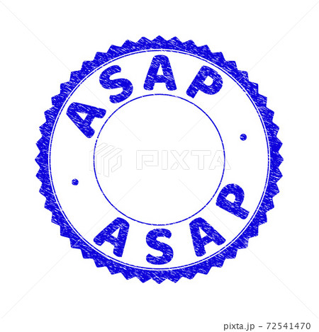 Grunge ASAP Textured Round Rosette Watermark 72541470