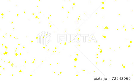 紙吹雪 黄色 パーティクル キラキラ 透過背景 別verあり のイラスト素材