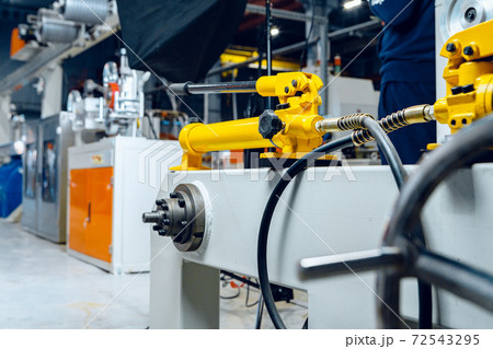 Inside the new factory manufacturing electrical cable. Cable production. Inside the new factory manufacturing electrical cable. Cable production. 72543295