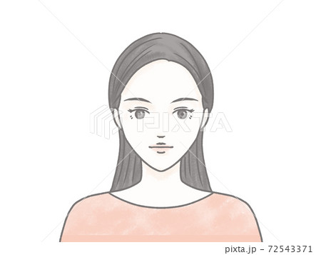 女性正面イラスト素材のイラスト素材 女性正面イラスト素材のイラスト素材