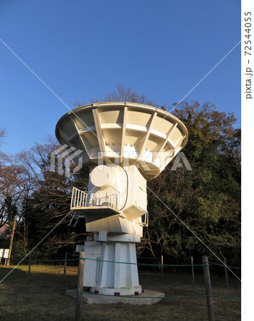 6メートル ミリ波電波望遠鏡の写真素材